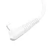 Кабель для зарядки та обміну даними USB Borofone BX105 Corriente USB-Lightning 2.4A 1 м Білий