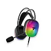 Повнорозмірні ігрові навушники Fantech HG29 Aurora 7.1 RGB LED USB 2.0 2 м Чорний (33910_3323472)