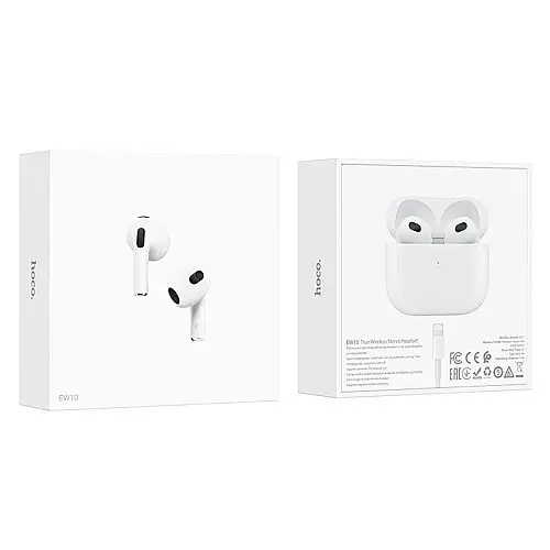 Беспроводные наушники Hoco EW10 TWS Bluetooth V5.1 400/30mAh White (33341_3084654)