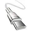 Кабель BASEUS Cafule metal Type-C to Type-C 100W 1м білий
