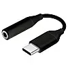 Переходник роз'єм для навушників Samsung USB Type C To 3.5mm Aux Adapter Type-c 3 5 Jack Чорний