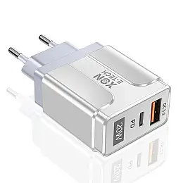Зарядное устройство XON PowerCharge 20W PD20 USB Type-C White (PCWA020020A1С1W 6143)