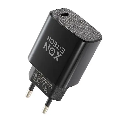 Зарядное устройство XON PowerCharge 20W PD20 USB Type-C Черный (PCWB020020A0С1B 6150)