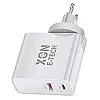 Зарядное устройство XON PowerCharge 65W PD65 USB Type-C White (PCCW0065AC0W 5924)