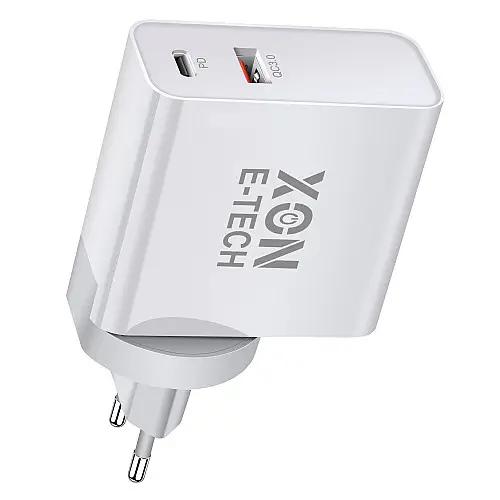Зарядное устройство XON PowerCharge 65W PD65 USB Type-C White (PCCW0065AC0W 5924)