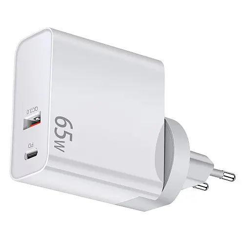 Зарядное устройство XON PowerCharge 65W PD65 USB Type-C White (PCCW0065AC0W 5924)