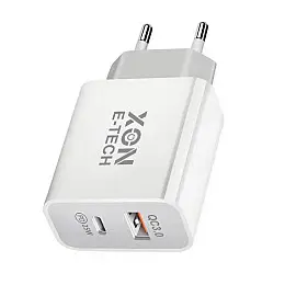 Зарядное устройство XON PowerCharge 25W PD25 USB Type-C White (PCCW0025AC0W 5894)