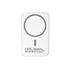 Портативная магнитная беспроводная батарея XON PowerBank Magsafe 10000 mAh 15W Белый (YC1W2 7768)