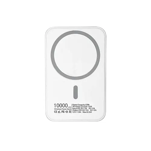 Портативная магнитная беспроводная батарея XON PowerBank Magsafe 10000 mAh 15W Белый (YC1W2 7768)