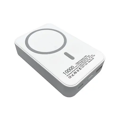Портативная магнитная беспроводная батарея XON PowerBank Magsafe 10000 mAh 15W Белый (YC1W2 7768)