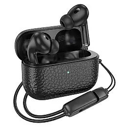 Безпровідні навушники Hoco EQ9 Duke true wireless ANC Зниження шуму Bluetooth V5.3 300mAh Чорний (33483_3161450)