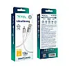 Кабель для зарядки USB Ridea RC-US42 UltraStrong USB-Lightning 12W 5V/2.4A 1.2 м Белый