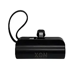 Портативная мини-батарея XON PowerBank MiniCharge 5000 mAh Lightning + USB Type-C Черный (DC5LC 6754)