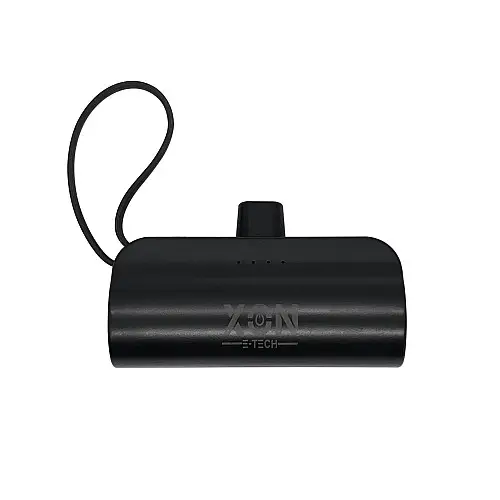 Портативная мини-батарея XON PowerBank MiniCharge 5000 mAh Lightning + USB Type-C Черный (DC5LC 6754)
