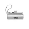 Портативная мини-батарея XON PowerBank MiniCharge 5000 mAh Lightning + USB Type-C Белый (DC5LC 6761)