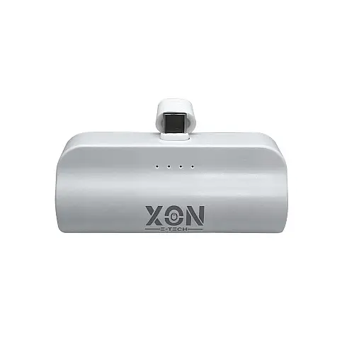 Портативная мини-батарея XON PowerBank MiniCharge 5000 mAh USB Type-C Белый (DC5CE 6785)