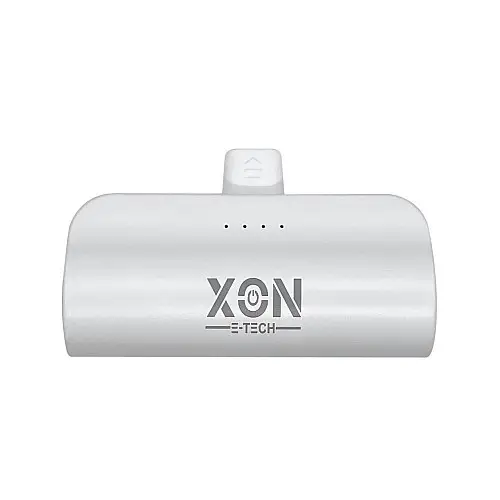 Портативная мини-батарея XON PowerBank MiniCharge 5000 mAh Lightning Белый (DC5LE 6808)