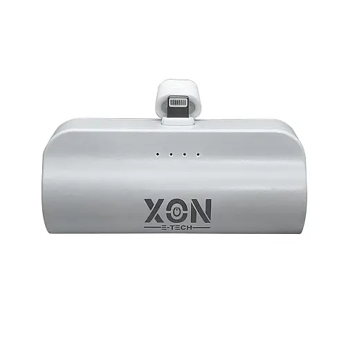 Портативная мини-батарея XON PowerBank MiniCharge 5000 mAh Lightning Белый (DC5LE 6808)
