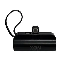 Портативная мини-батарея XON PowerBank MiniCharge 5000 mAh USB Type-C + USB Type-C Черный (DC5CC 6730)