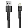Кабель для зарядки та передачі даних Remax RC-116i Armor USB-Lightning 2.4А 1 м Black