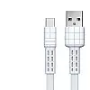 Кабель для зарядки та передачі даних Remax RC-116i Armor USB-Lightning 2.4А 1 м Білий