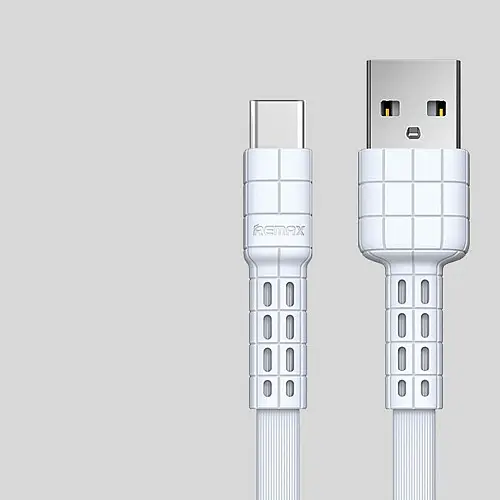 Кабель для зарядки та передачі даних Remax RC-116i Armor USB-Lightning 2.4А 1 м Білий