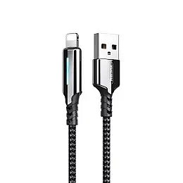 Кабель для зарядки та передачі даних Remax RC-123i Gonyu USB-Lightning 2.4A 1 м Black