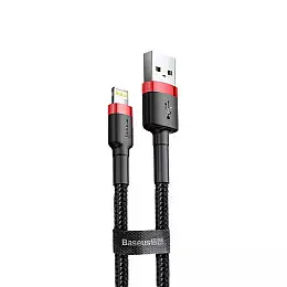 Кабель для зарядки та передачі даних BASEUS Cafule USB-Lightning 2.4A 1 м Black