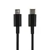 Кабель для зарядки Wuw USB Type-C to Micro QC/Data 1 м Black