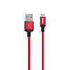 Кабель для зарядки USB Hoco X14 Times SpeedUSB-Type C 2.4A 1 м Червоний-чорний