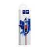 Кабель для зарядки USB Hoco X14 Times SpeedUSB-Type C 2.4A 1 м Червоний-чорний