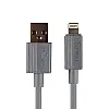 Кабель для зарядки USB Hoco X107 USB-Lightning 2.4A 1 м Сірий