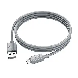 Кабель для зарядки USB Hoco X107 USB-МicroUSB 2.4A 1 м Сірий