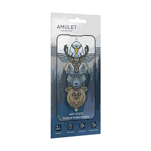 Захисне скло Amulet 2.5D HD Антистатичне Samsung A23/ A23 5G/ A13/ M13/ M23 5G/ M33 5G Чорне (36350_3607402)
