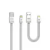 Кабель для зарядки USB Remax RC-062i Tengy 2.1А USB-Lightning 1 м 16 см 2 шт Білий