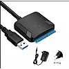 Перехідник з живленням для жорсткого диска No Brand Sata - USB 3.0 SSD HDD 2.5/3.5"