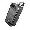 Портативное зарядное Power Bank Hoco Element J123C 3USB Type-C Lightning QC 60000 mAh черный