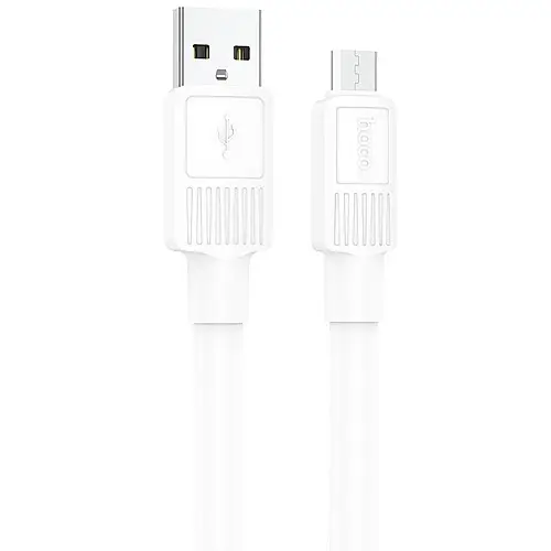 Дата кабель Hoco X84 Solid USB to MicroUSB 1 м Білий (76279)