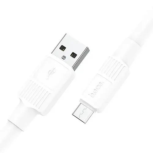 Дата кабель Hoco X84 Solid USB to MicroUSB 1 м Білий (76279)
