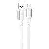 Дата кабель Hoco X85 Strength USB to MicroUSB 1 м Білий (76280)