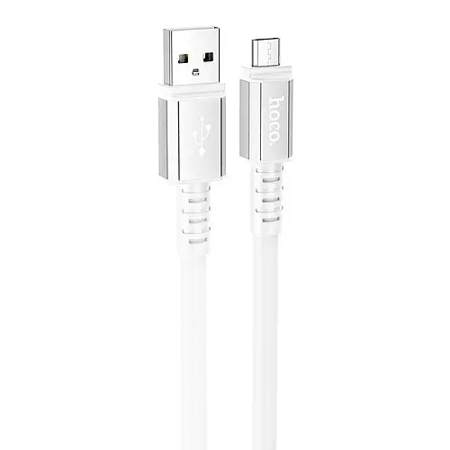 Дата кабель Hoco X85 Strength USB to MicroUSB 1 м Білий (76280)