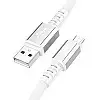 Дата кабель Hoco X85 Strength USB to MicroUSB 1 м Білий (76280)