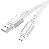 Дата кабель Hoco X85 Strength USB to MicroUSB 1 м Білий (76280)