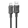 Дата кабель Hoco X94 Leader USB to Type-C 1 м Чорний (76282)