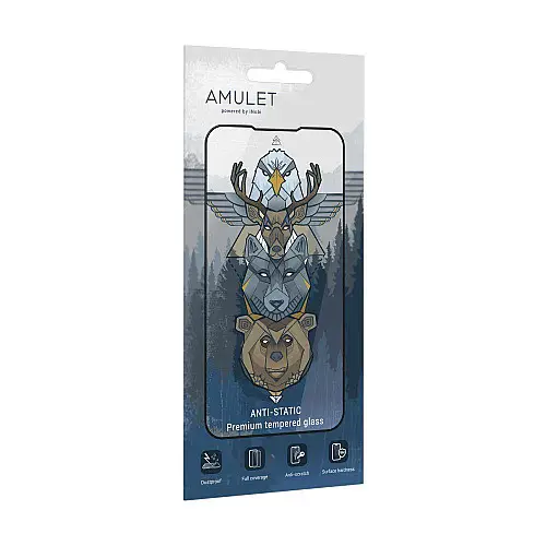 Захисне скло Amulet 2.5D HD Антистатичне Oppo Reno 8T Чорне (37218_3610889)