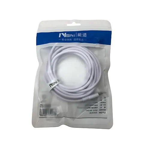 Кабель USB - Type-C Digital 3 м 6A Белый (USBTypeC3mO)