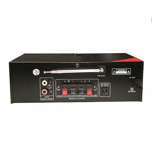 Усилювач звуку Bluetooth UKC SN 222 BT Black (008335)