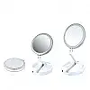 Косметическое зеркало My Foldaway Mirror для макияжа с Led подсветкой круглое настольное