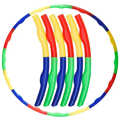 Обруч складной Хула Хуп Hula Hoop двухцветный SP-Sport FI-308