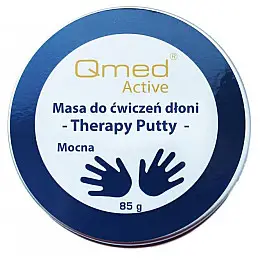 Пластична маса для реабілітації долоні Qmed Therapy Putty Strong сильна